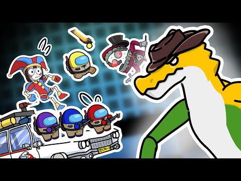 GHOSTBUSTERS VS The Amazing Digital Circus EP.3 I Among Us ANIMATION