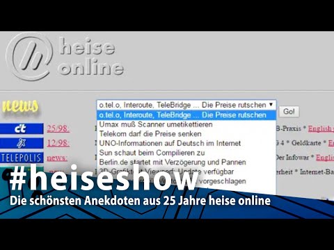 #heiseshow spezial: 25 Jahre heise online - was war, was wird