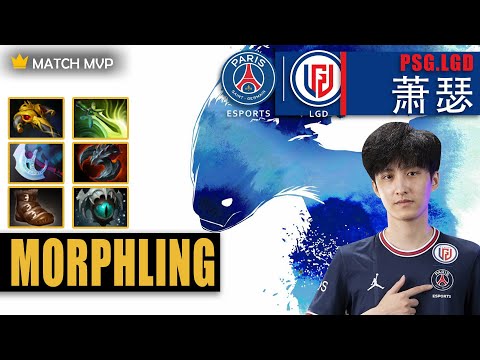 Morphling Safelane | PSG.LGD.Ame | AME PRACTICE HARD WANTS TO WIN TI 11 | 7.32b Gameplay Highlights