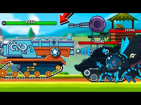 TANK BUCK VS ALL BOSSES in EPIC JOURNEY in Hills of Steel. Games Tanks