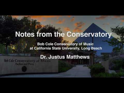 Notes From the Conservatory 12 - Dr. Justus Matthews
