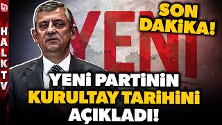 YENİ PARTİ SEÇİME GİREBİLECEK Mİ? Özgür Özel milyonların merak ettiği 