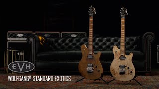 Video thumbnail for New for 2022 EVH Wolfgang Standard Exotic Guitars by EVH Gear