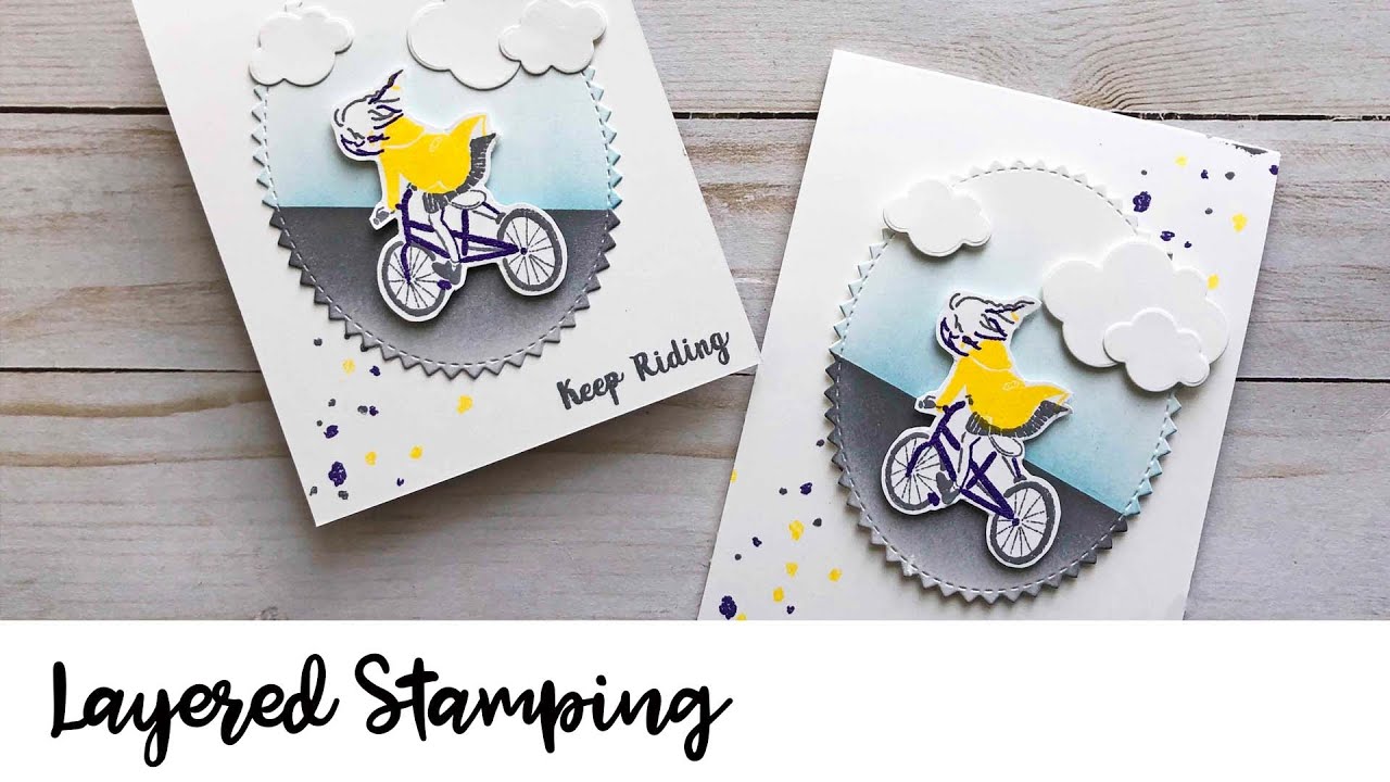 Learn How to Use Layered Stamps with Heat Embossing