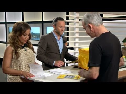 Nikolaos Panagiotidis skrapar triss - Nyhetsmorgon (TV4)