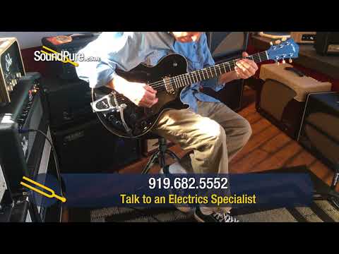 Collings Statesman LC Jet Black w/ LollarTron Pickups Quick n' Dirty