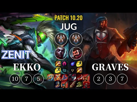 HLE Zenit Ekko vs Graves Jungle - KR Patch 10.20