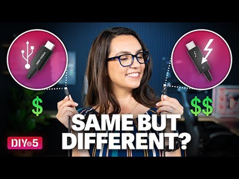 Thunderbolt vs USB4 - DIY in 5 Ep 253