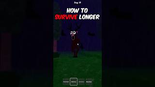 TIPS to SURVIVE in 99 Nights in The Forest - Roblox #roblox #robloxedit