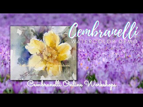 Watercolor/Aquarela - Demo Buttercup (WITH AUDIO)