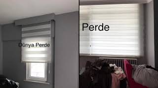 Zebra Perde Modelleri Ofis İşyeri Perdesi Modelleri