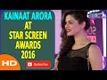Kainaat Arora At Star Screen Awards 2016