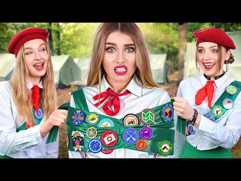 Wir sind ins TeenTreff Camp gekommen! Wir wurden 24 Stunden lang Pfadfinder