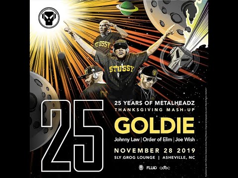 Fluid & ADBC Presents: Goldie, 25 Years Of Metalheadz @ Sly Grog Lounge in Asheville, NC 11-28-2019