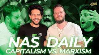 Nas Daily meets Diego Ruzzarin | Marxism vs Capitalism| ¿Por qué crees lo que crees