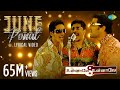 June Ponal July Katre Song Lyrical Unnale Unnale Harris Jayaraj Krish Harini Tamil Songs
