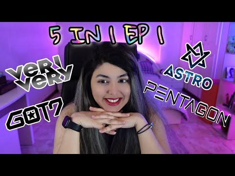Discovering K-POP Boy Groups! First EVER Reaction To : ASTRO, GOT7,PENTAGON & VERIVERY! |5 in 1 Ep1|