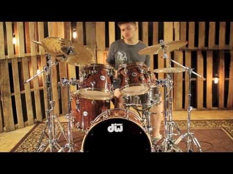 DW Drums Collector's Bubinga Pomelle With Gold Hardware