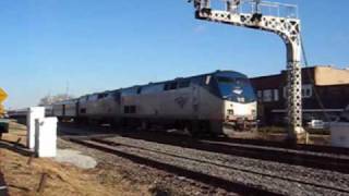 preview picture of video 'AMTRAK 19 EASLEY, SC'