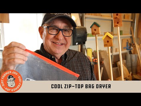 COOL Mini-Birdhouse Ziploc® Bag Dryer