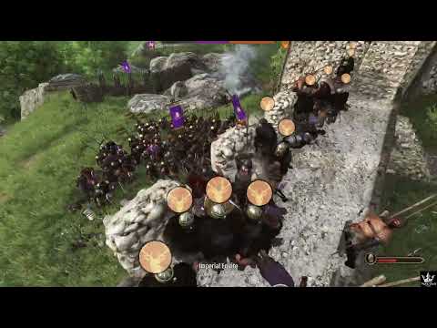 Castle Siege Chaos: Mount & Blade II: Bannerlord 4K Gameplay - Defending Against Massive Armies!