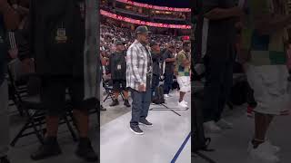 Ice Cube Sideline Big 3 Game While Dj Quick Performs 🅿️⛷🔥