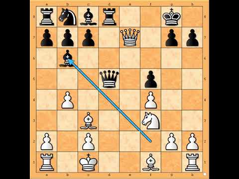 Snaga Lovačkog para u napadu na rokadni polozaj Kralja  □ ALAPIN vs MARSHALL # 1852