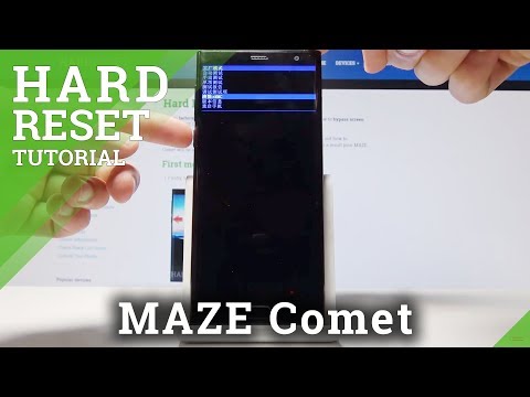 How to Hard Reset MAZE Comet - Remove Password / Bypass Screen Lock