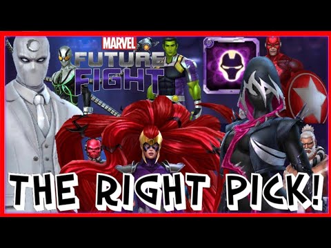 Insane Luck and best transcended selector choices! Marvel Future Fight