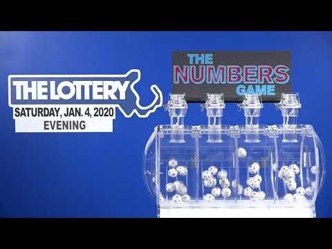 Evening Numbers Game Drawing: Saturday, January 4, 2020