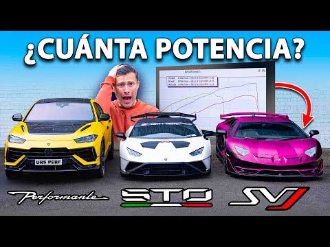 Lambo Aventador SVJ vs Huracán STO vs Urus Performante: DINO ARRANCONES