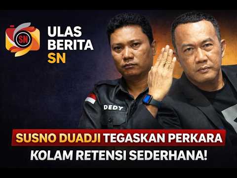 SUSNO DUADJI TEGASKAN PERKARA KOLAM RETENSI SIMPANG BANDARA PALEMBANG SEDERHANA!