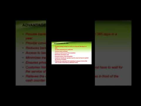 ATM Cards|Operation|Benefits|Uses|Limitations