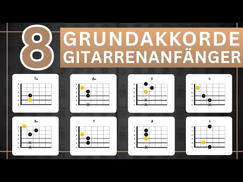 Die 8 wichtigsten Akkorde für Gitarrenanfänger für über 1000 Songs | gitarrenclips.de