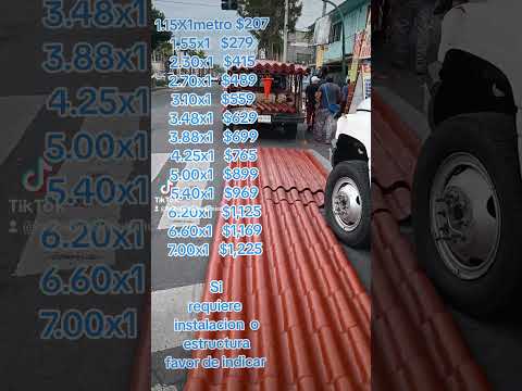 laminas plastiteja para techo  tipo teja tlahuac homeferreteria.com  #ferreteria #homedepot #tlahuac