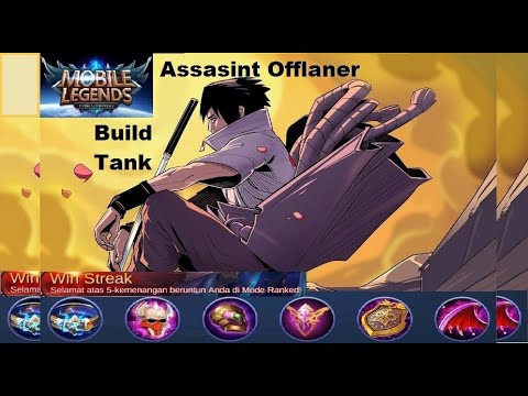 LING Assasint OFFLANER No BUFF Build TANK - Mobile Legends