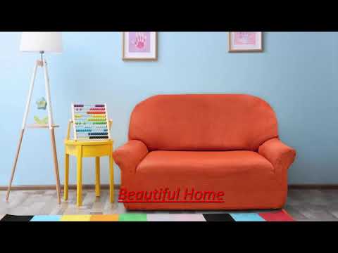 Orange sofa warm color accent in the interior  Modern interior NEW