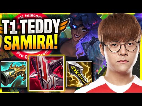 TEDDY DESTROYING WITH SAMIRA! - T1 Teddy Plays Samira ADC vs Aphelios! | Season 11