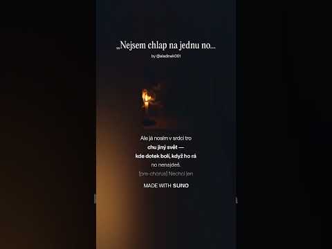 „Nejsem chlap na jednu noc“