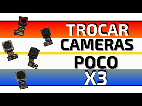 [ Redmi Poco X3 M2007J20CG ] Como Trocar Camera Frontal Traseiras How to Change Front Rear Camera