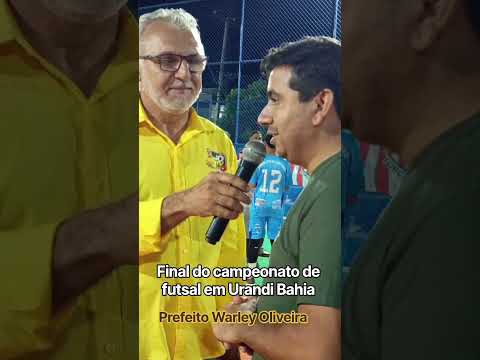Final do campeonato de futsal em Urandi Bahia #youtubeshorts #furebol