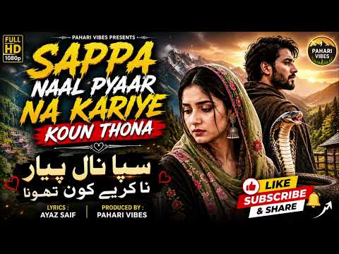Sappa Naal Pyaar Na Kariye Kun Tho Na 🐍 | New Gojri Pahari Song 2026 | Ayaz Saif