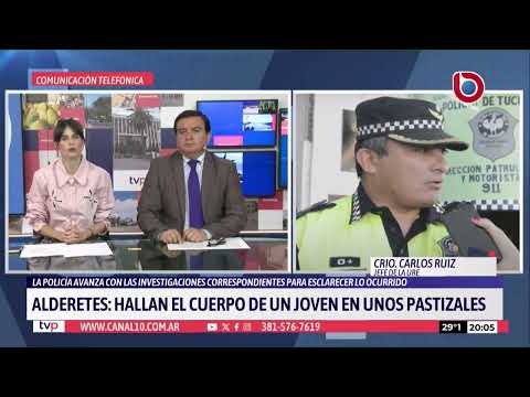 Investigan el hallazgo de un cuerpo en Alderete