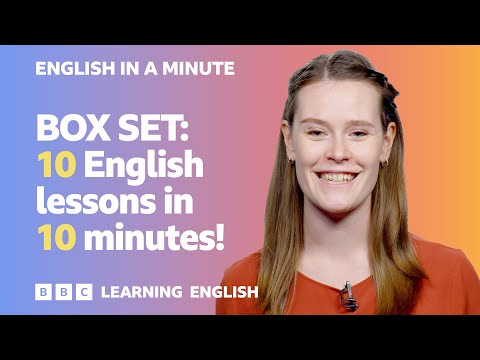 BOX SET: English In A Minute 26 – TEN English lessons in 10 minutes!