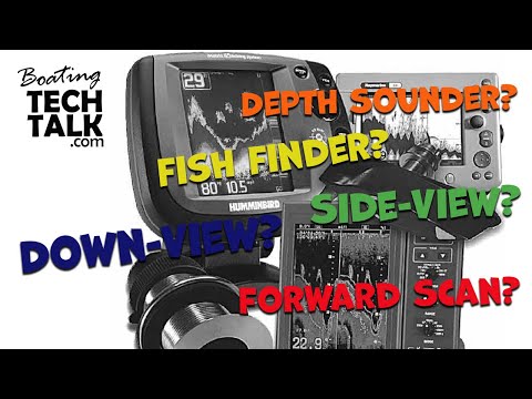 Choosing a Depth Sounder - Fish Finder, Side-View, Down-View, or Forward Scan?
