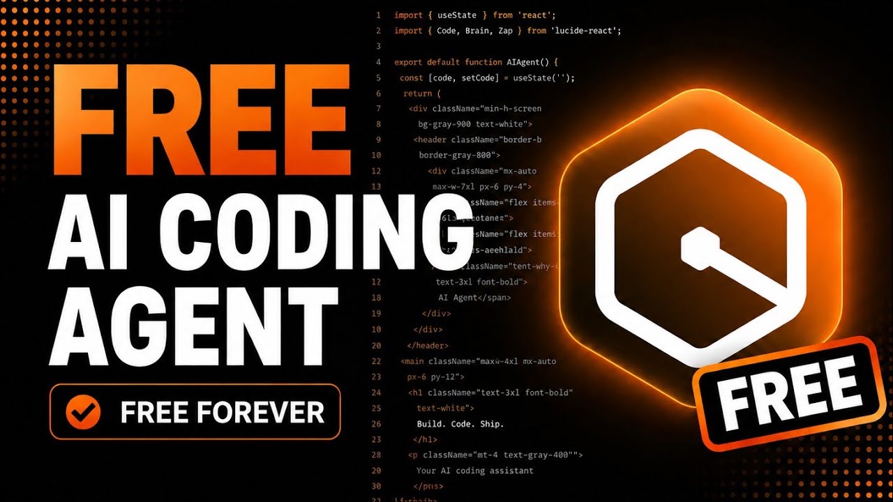 The FREE AI Coding Agent Nobody Is Talking About video thumbnail