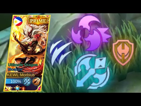 MOSKOV BEST EMBLEM AND BUILD FOR SOLO RANKED GAME! REACH MYTHIC IN NO TIME WITH THIS!