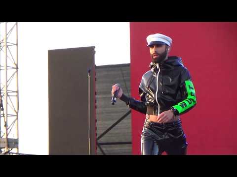 ESCKAZ in Tel Aviv: Conchita Wurst - Colours of Your Love (in Eurovillage)