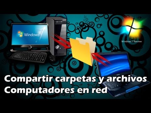 Compartir carpetas y archivos entre dos computadoras en red (Windows 7 y 8)