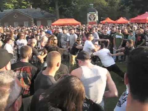 Mosh Pit During Hellyeah (Live, Uproar Tour Saratoga Springs, 8-28-10)